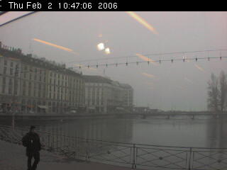 Click image to see animation
of the web cam "Geneva<br>Pont<br>de la machine"